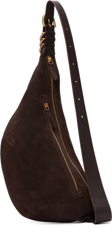 Чанта през рамо rag & bone Rag & Bone Brooklyn Suede Sling Bag Кафяво | SD100229, 2