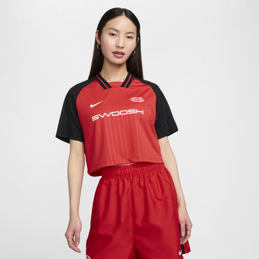 Съкратен топ Nike Sportswear Top Червено | HQ0983-696