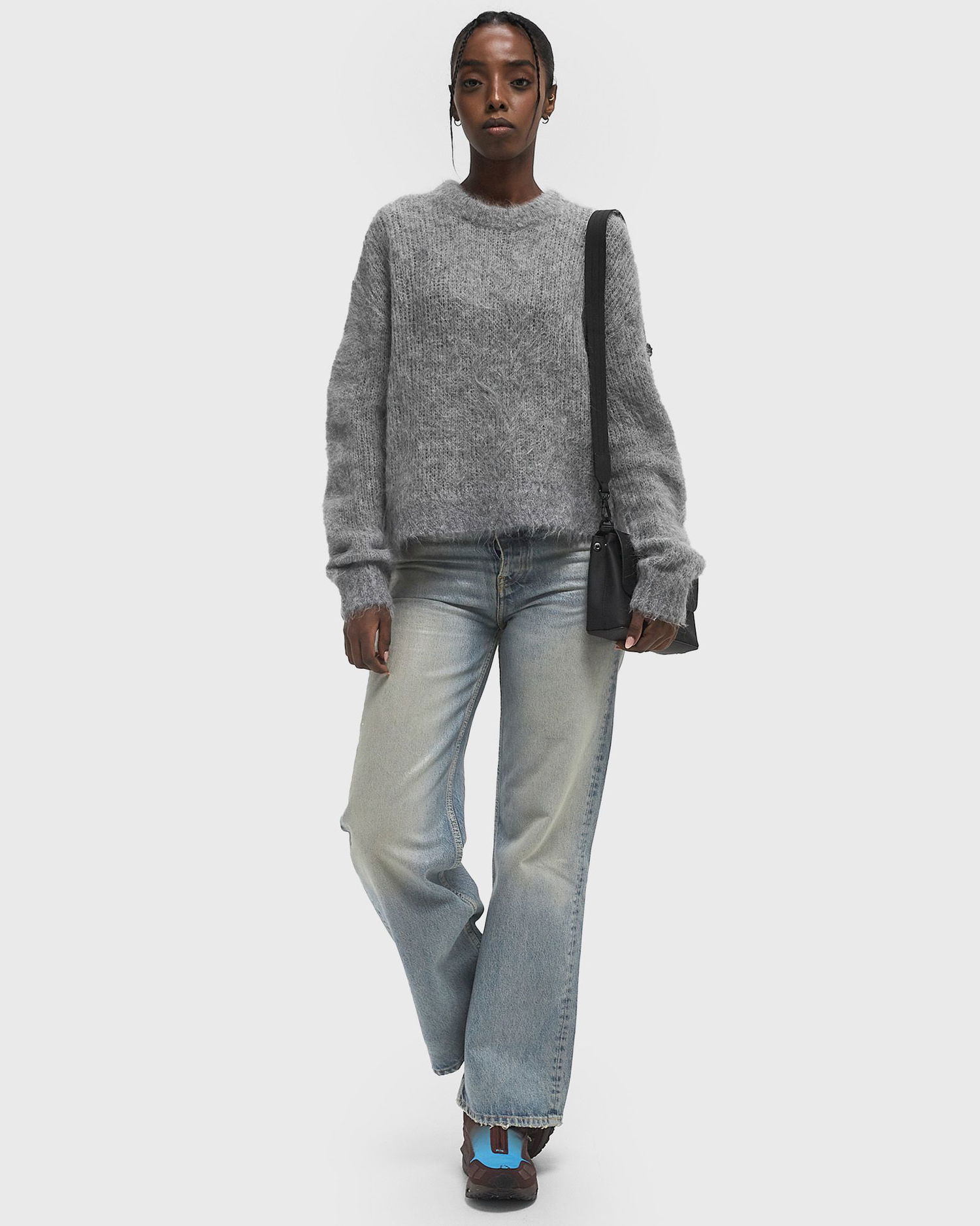 Пуловер American Vintage American Vintage BYMI Pullover Сиво | BYM18CE25-GRIS-CHINE, 1