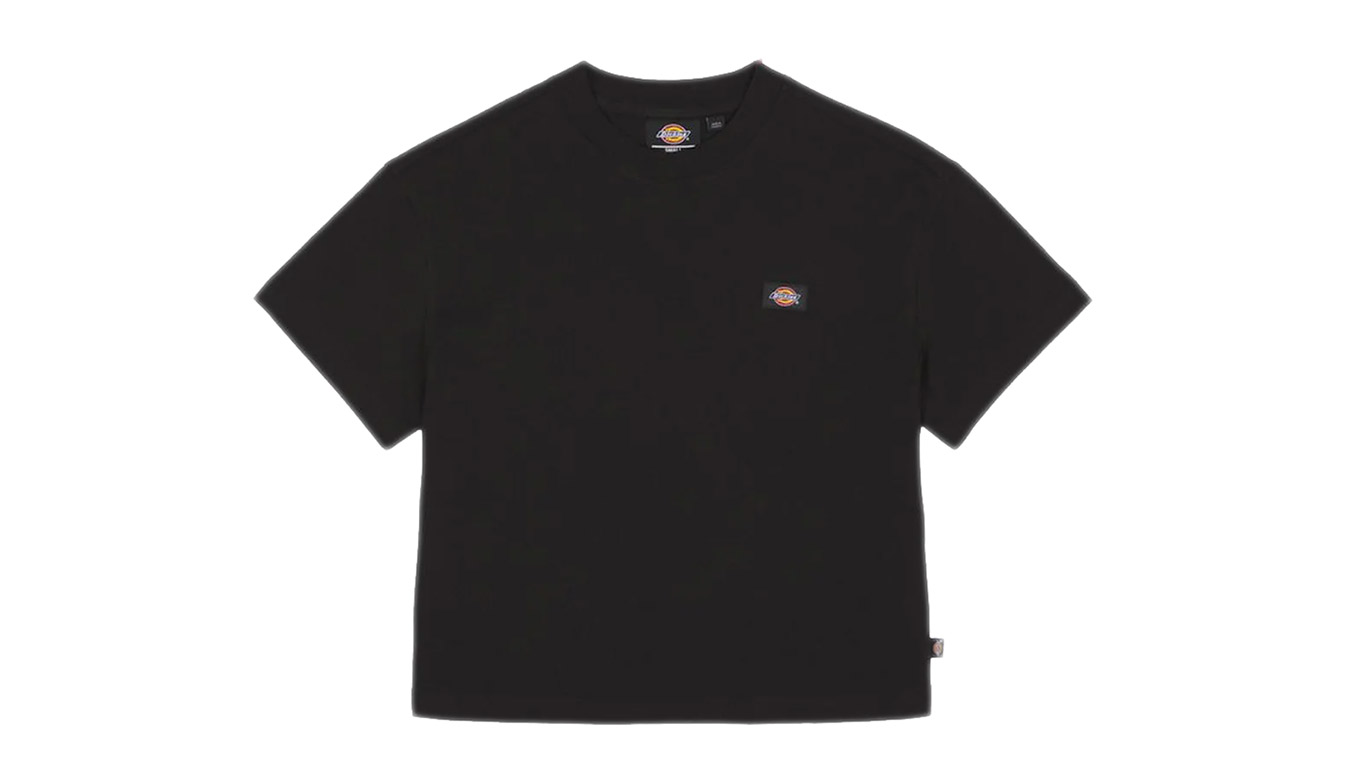 Съкратен топ Dickies Oakport Cropped T-Shirt Черно | DK0A4Y8L-BLK, 0