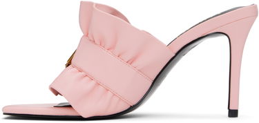 Грижа за обувките Versace Versace Jeans Couture Baroque Buckle Emily Mules Розово | E78VA3S70_E71570, 2