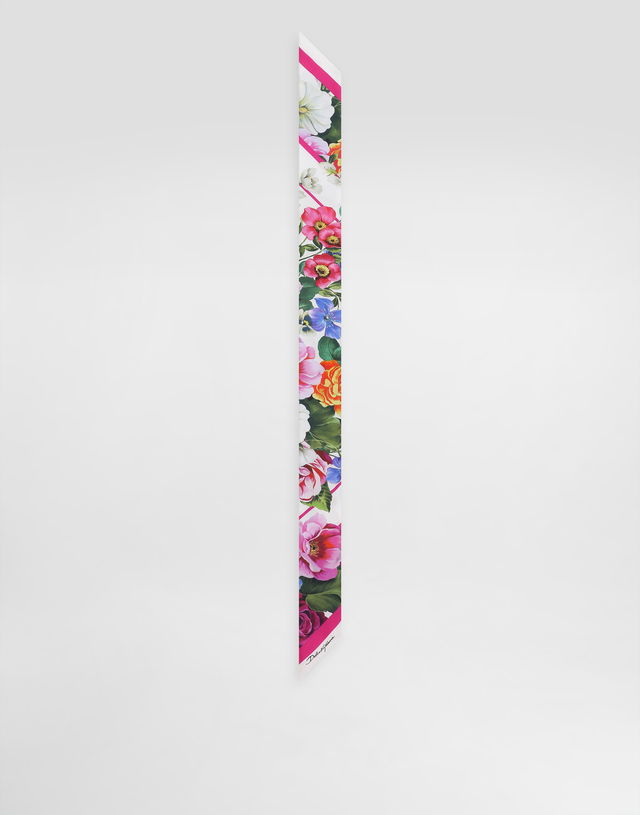 Dolce & Gabbana Floral Twill Headscarf