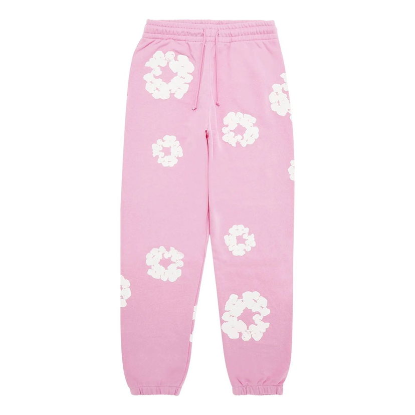 Спортни панталони Denim Tears Denim Tears Cotton Wreath Logo Sweatpants Розово | 401-100-30