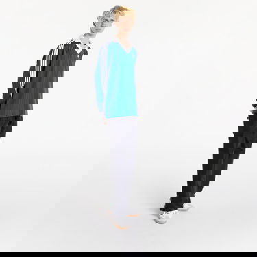 Фланелка adidas Originals pique LS Тъмно синьо | IX5227, 4