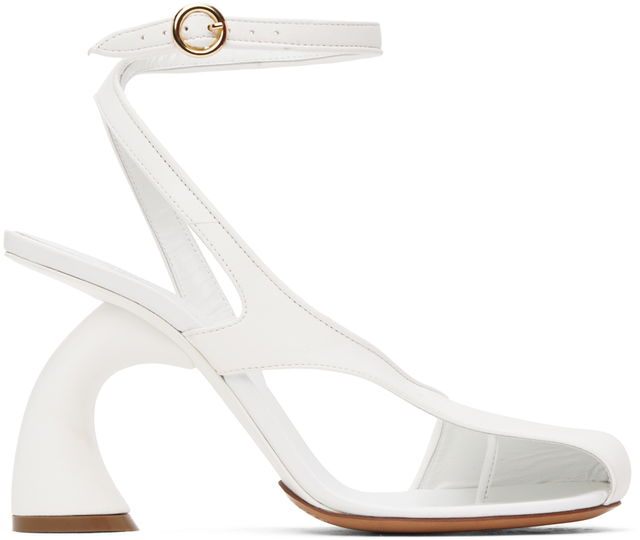 Dries Van Noten Leather Heeled Sandals