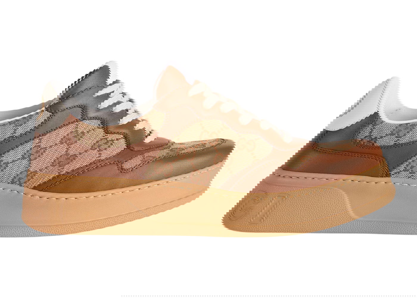 Кецове и обувки Gucci GG Sneaker GG 'Beige Ebony' Бежово | 675840 UPG20 2866, 0
