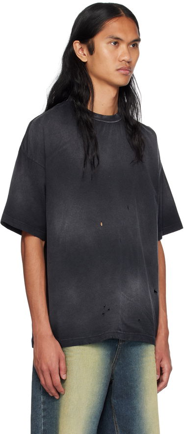 Тениска We11done Distressed T-Shirt Черно | WD-TT2-24-742-U-BK, 1