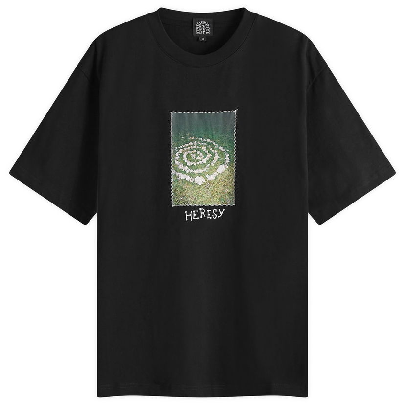 Тениска Heresy Spiral T-Shirt Черно | HAW24-T02B