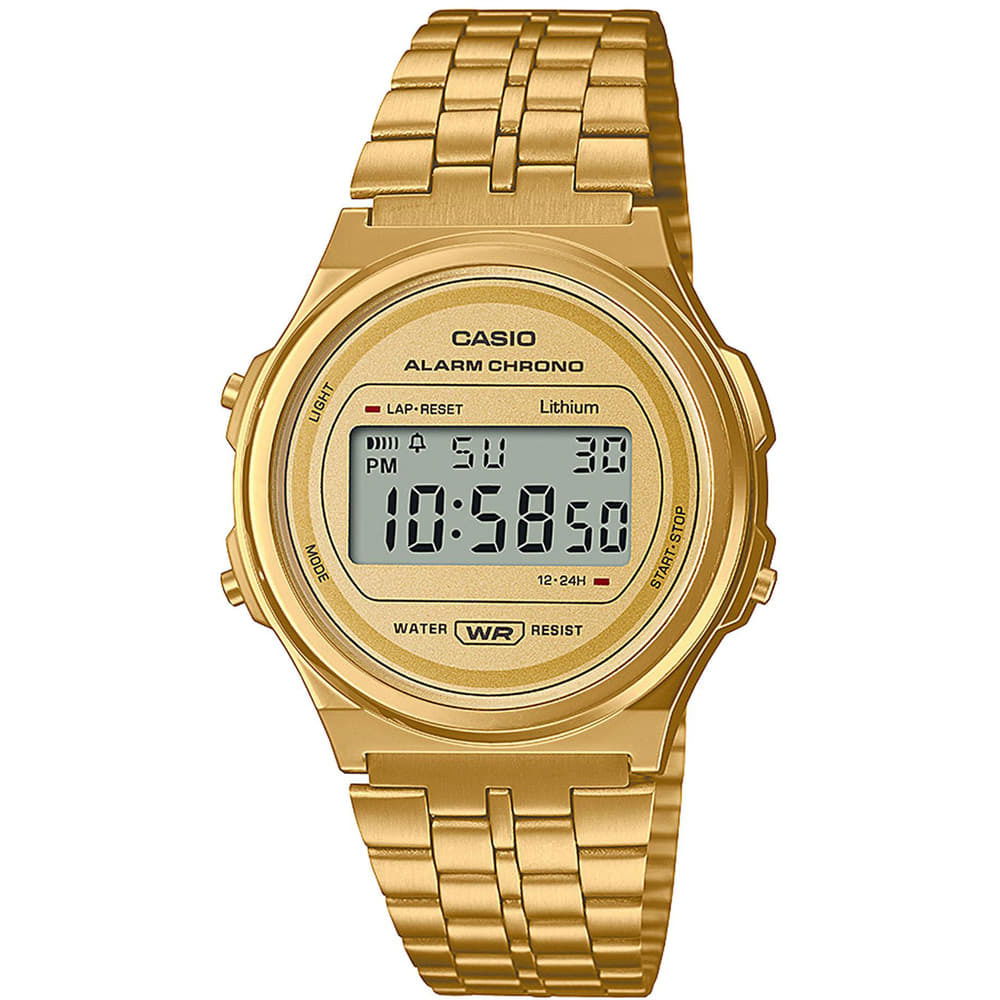 Часовник CASIO Vintage A171WEG-9AEF Металик | A171WEG-9AEF, 0