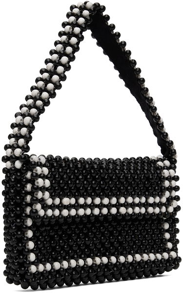 Чанта през рамо YMC Beaded Shoulder Bag Черно | QBWMA, 1