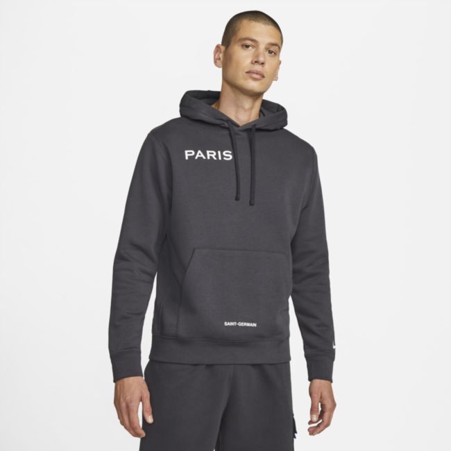 Суитчър Nike Paris Saint-Germain Club Fleece Pullover Hoodie Сиво | DO6289-080, 0