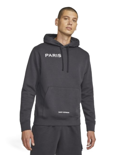 Суитчър Nike Paris Saint-Germain Club Fleece Pullover Hoodie Сиво | DO6289-080