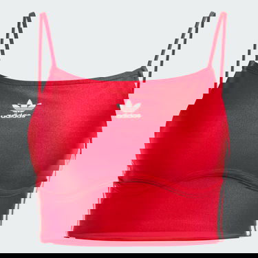 Сутиен adidas Originals Top 3-Stripes Bra Червено | IN8359, 4