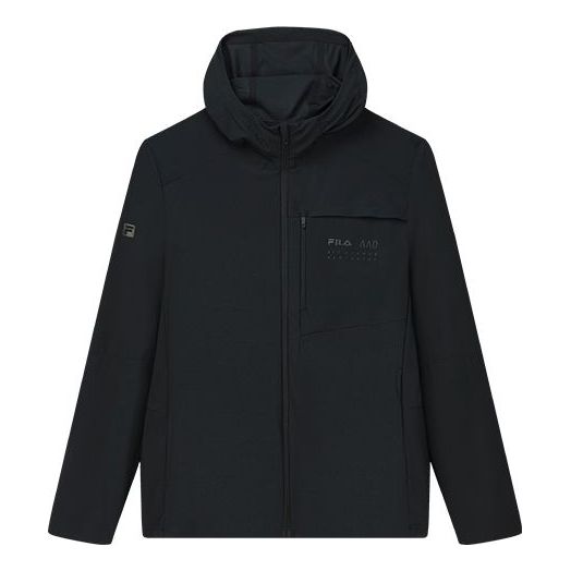 Ветровка FILA Athletics Knit Hooded Jacket Черно | A11M211510F-BK, 0
