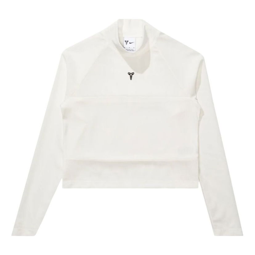 Съкратен топ Nike Kobe Long Sleeve Cropped Top Бяло | IB0015-133