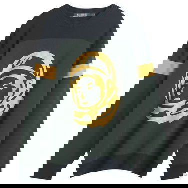 Пуловер BILLIONAIRE BOYS CLUB Astro Panelled Knit Jumper Зелено | B25334-DGN, 1