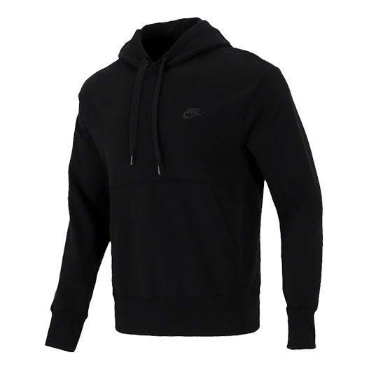 Суитчър Nike Sportswear French Terry Embroidered Logo Hoodie Черно | DA0024-010