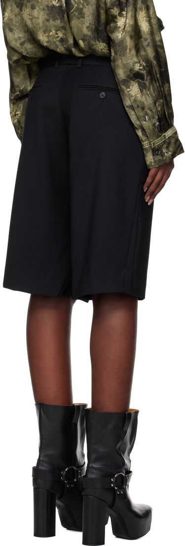 Къси панталони R13 R13 Crossover Knee-Length Shorts Черно | R13WR369-R475A, 2