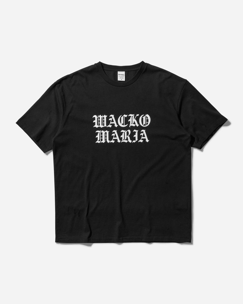 Тениска WACKO MARIA Washed Heavy Weight T-Shirt Black Черно | 24FW-WMT-WT01 BLACK