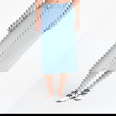 Пола Carhartt WIP Colby Midi Button-Front Denim Skirt Синьо | I033334.0112, 0