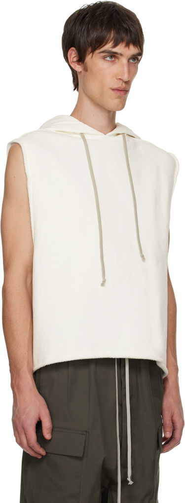 Суитчър Rick Owens Rick Owens Concordians Sleeveless Tunic Hoodie Бяло | RR02E1503 JTCD, 1