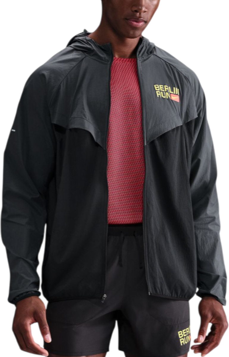 Ветровка Nike Nike Stride Berlin Marathon Hooded Jacket Черно | ih4068-010, 0