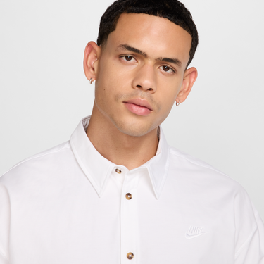 Риза Nike Nike Club Oxford Relaxed Long Sleeve Shirt Бяло | HM9590-100, 3