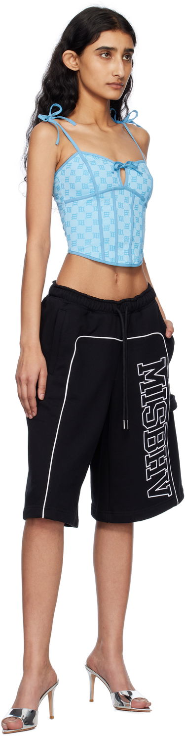 Потник MISBHV MISBHV Monogram Coquette Tank Top Синьо | 250W114, 3