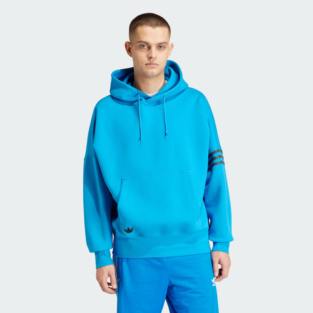Суитчър adidas Performance Street Neuclassics Hoodie Синьо | IS2813, 0