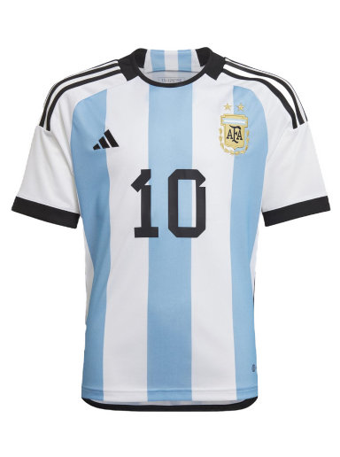 Фланелка adidas Originals Argentina Boys' 2022-23 Messi Home Бяло | HL8422