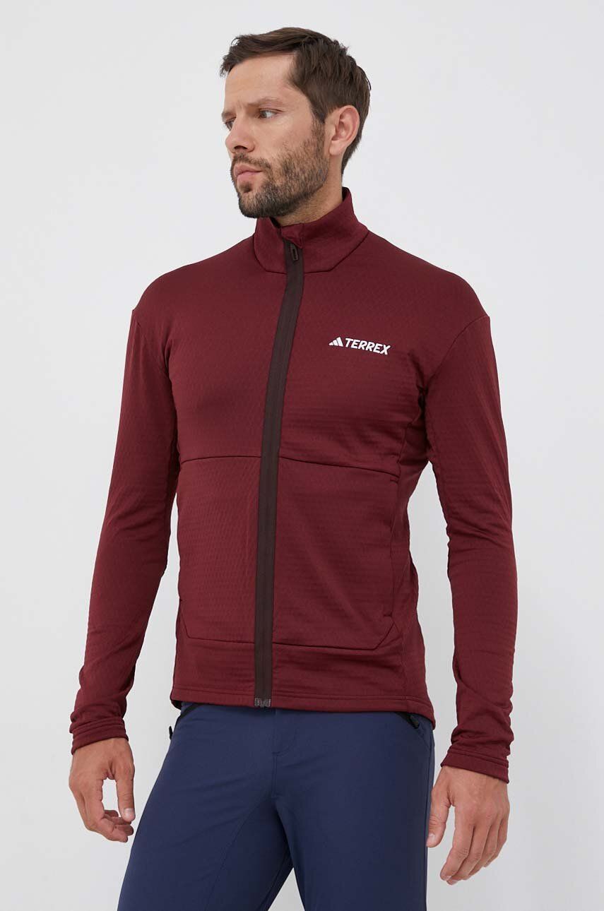 Яке adidas Performance Terrex Multi Light Fleece Full-Zip Jacket Бургунди | IB1816, 0