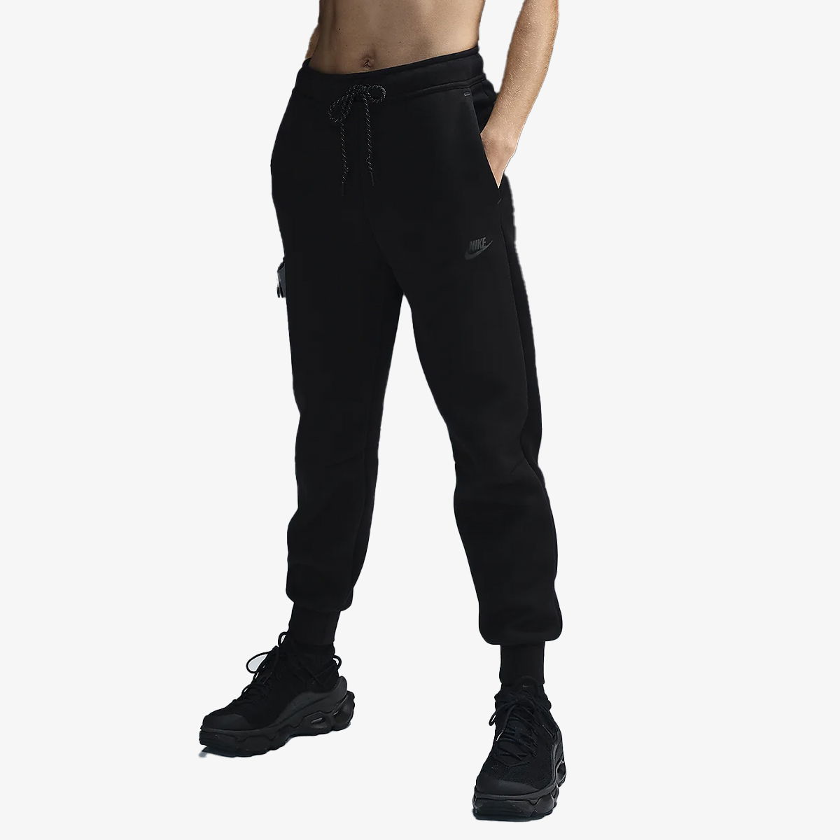 Спортни панталони Nike Tech Fleece Mid-Rise Joggers Черно | HV6779-010, 0