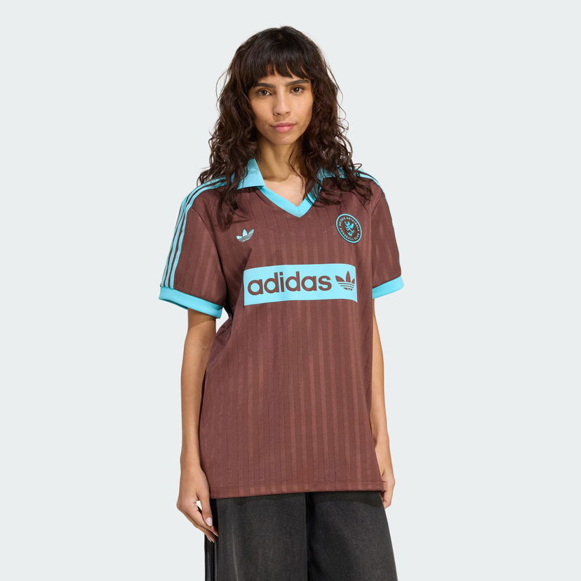 Фланелка adidas Performance Football Inspired Jersey Кафяво | JY3542
