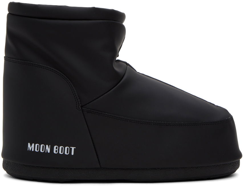 Кецове и обувки Moon Boot Black No Lace Boots Черно | 14094100, 0