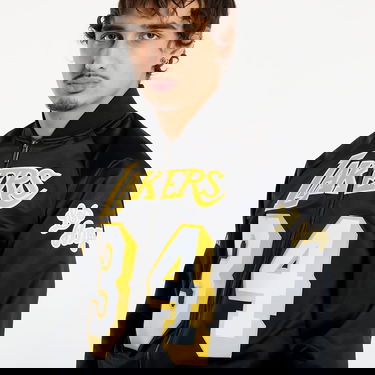 Яке бомбър Mitchell & Ness NBA Maxxed Out Lakers Shaquille O'Neal 34 Satin Jacket Черно | JK11279-LALBLCK, 2