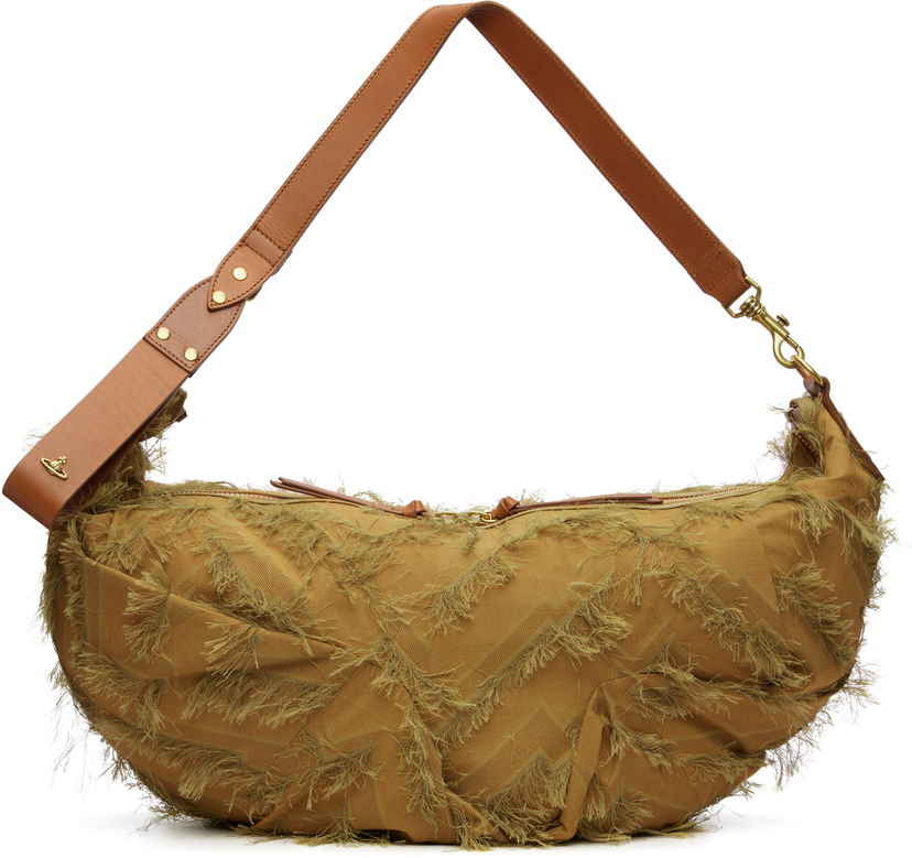 Чанта през рамо Vivienne Westwood Vivienne Westwood Agnes Large Fringed Shoulder Bag Зелено | 46010005W-W013M-