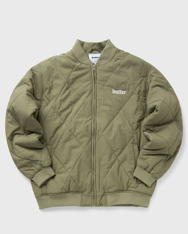 Яке бомбър Butter Goods Quilted Work Jacket Зелено | P20470, 2