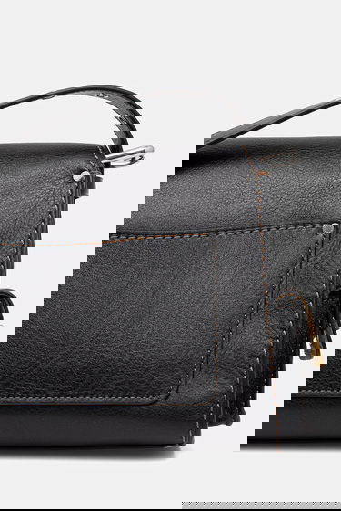 Чанта през рамо Coach Coach Cargo Turnlock Soft Tabby Shoulder Bag Черно | CU124, 3