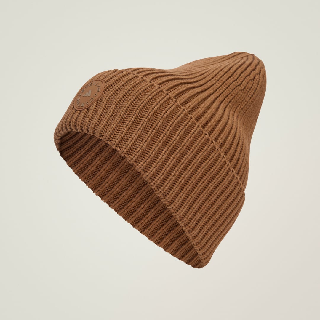 Шапка adidas Performance Knit Beanie by Stella McCartney Кафяво | JZ5527, 0