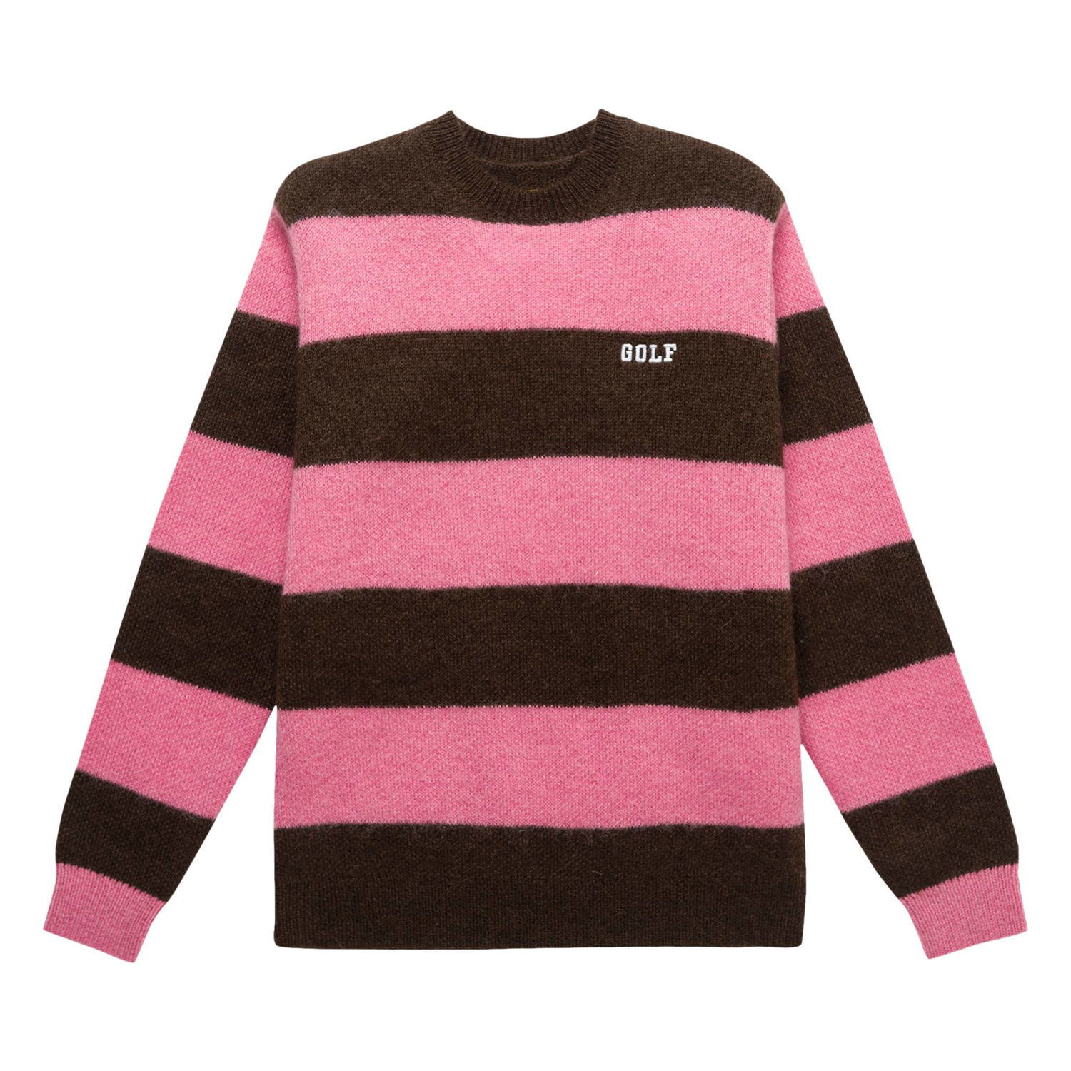 Пуловер GOLF WANG Mohair Striped Sweater Многоцветен | FW22KN1079PB, 1