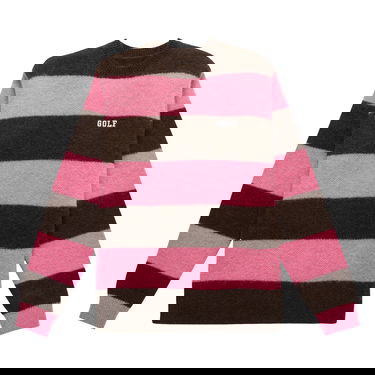 Пуловер GOLF WANG Mohair Striped Sweater Многоцветен | FW22KN1079PB, 1