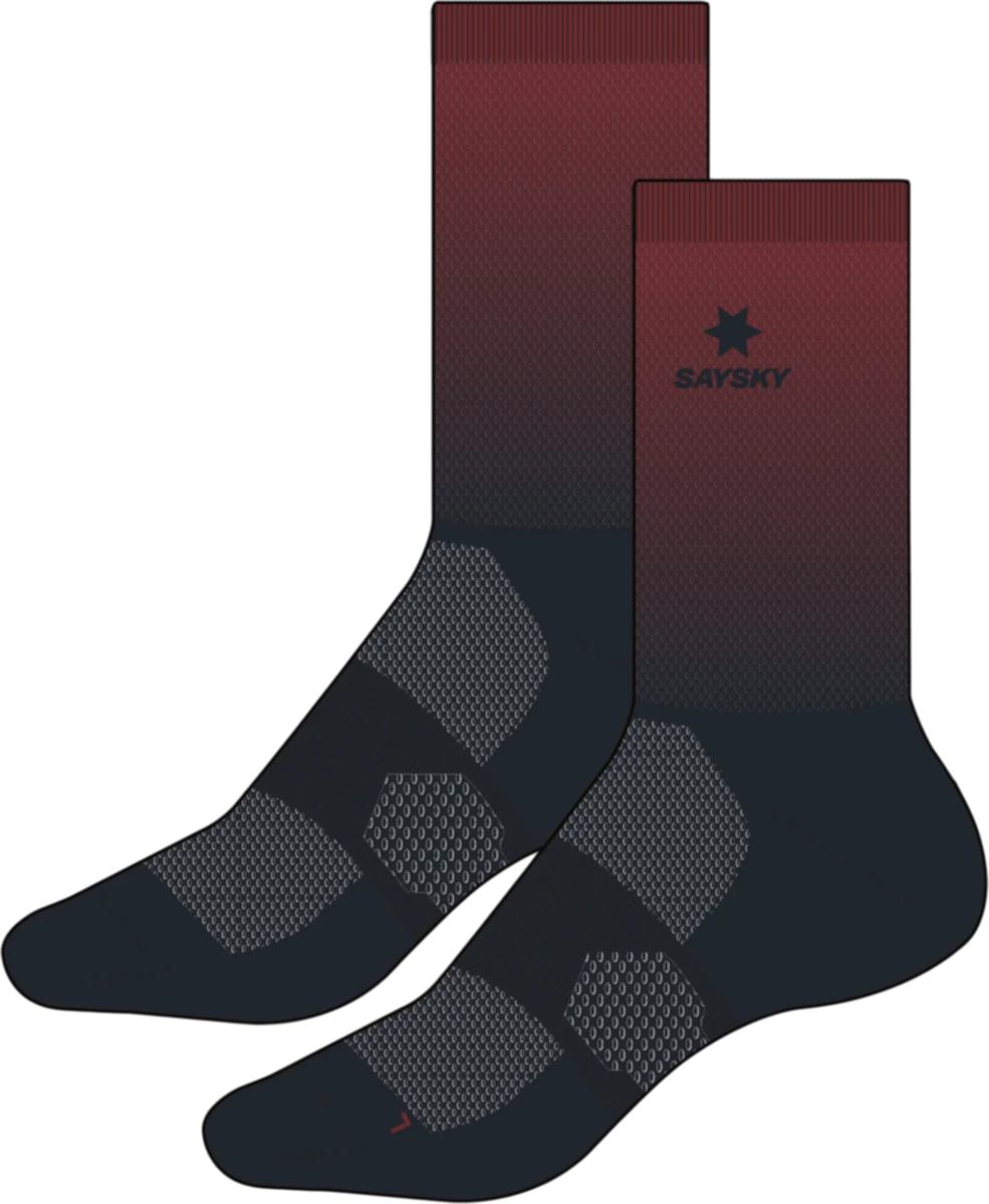 Чорапи Saysky Saysky Drip Dye High Socks Бургунди | ouaso201c1036-ouaso201c1036, 1