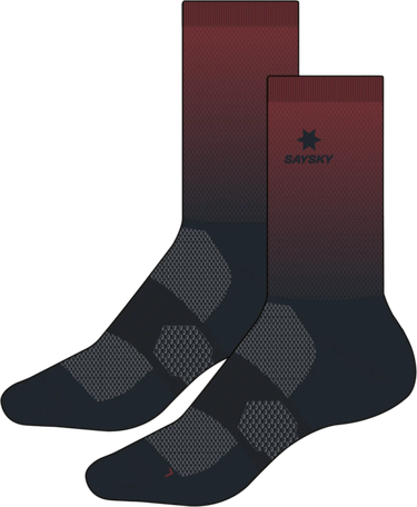 Чорапи Saysky Saysky Drip Dye High Socks Бургунди | ouaso201c1036-ouaso201c1036, 1