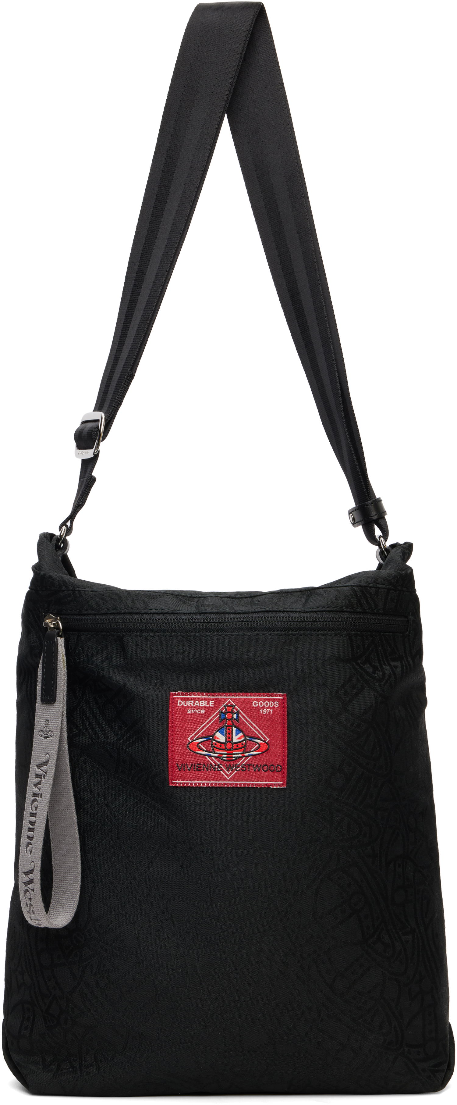 Чанта през рамо Vivienne Westwood Vivienne Westwood Tangled Orb Jacquard Luke Pouch Черно | 4802000GU-W016Q-, 0