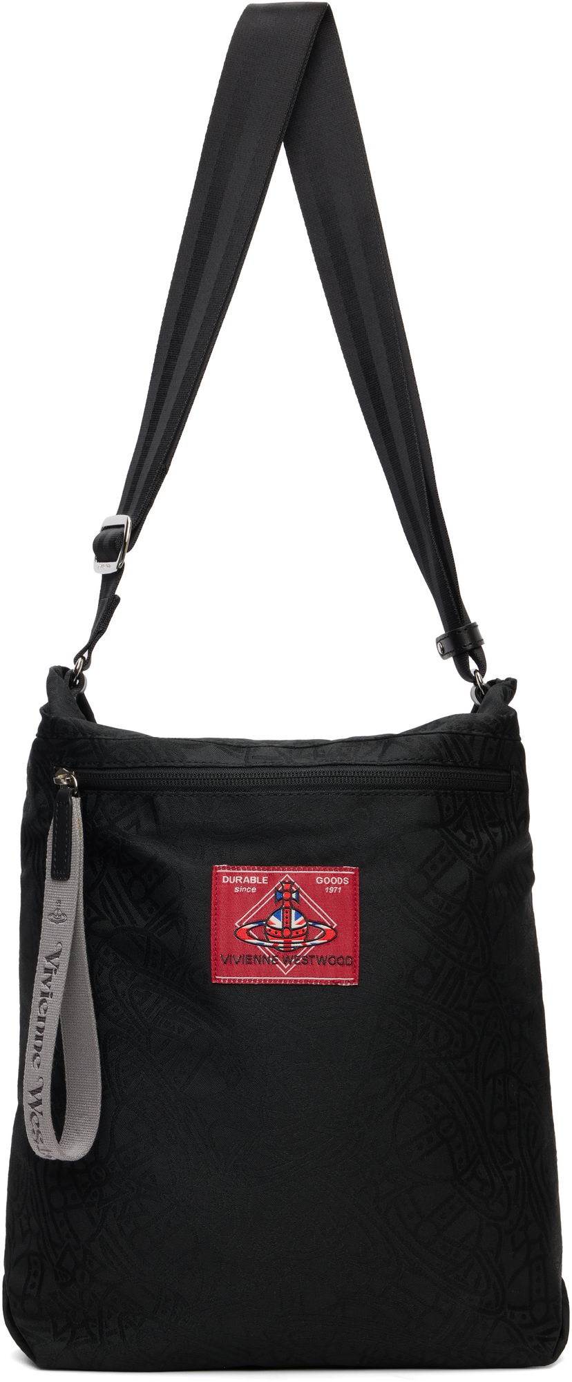Чанта през рамо Vivienne Westwood Vivienne Westwood Tangled Orb Jacquard Luke Pouch Черно | 4802000GU-W016Q-