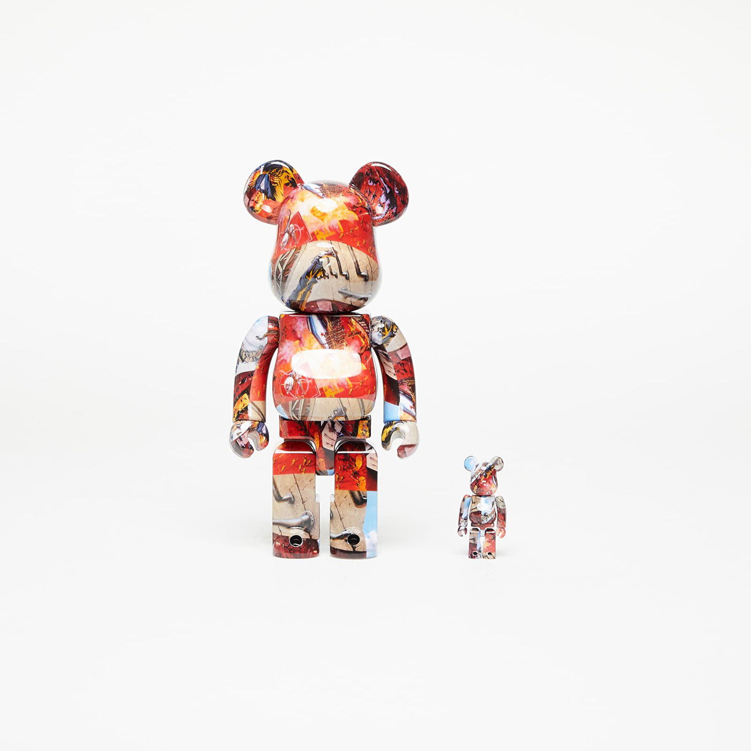 Колекционерско Medicom Toy BE@RBRICK 007 YOU ONLY LIVE TWICE 100% & 400% Set Червено | MT_0046, 0