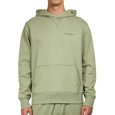 Суитчър New Balance Athletics Nature State Hoodie Зелено | MT23565_OLF, 0