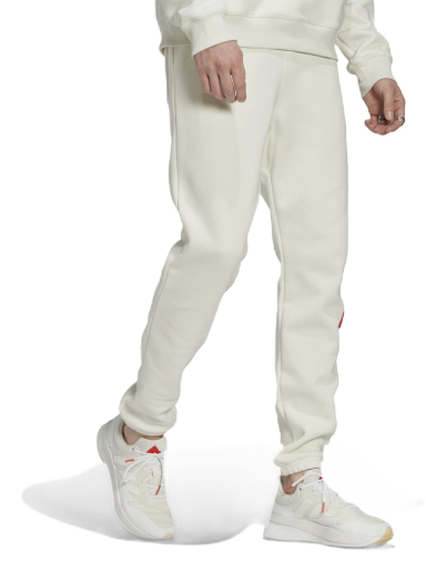 Спортни панталони adidas Performance Fleece Pants Бяло | hg2066