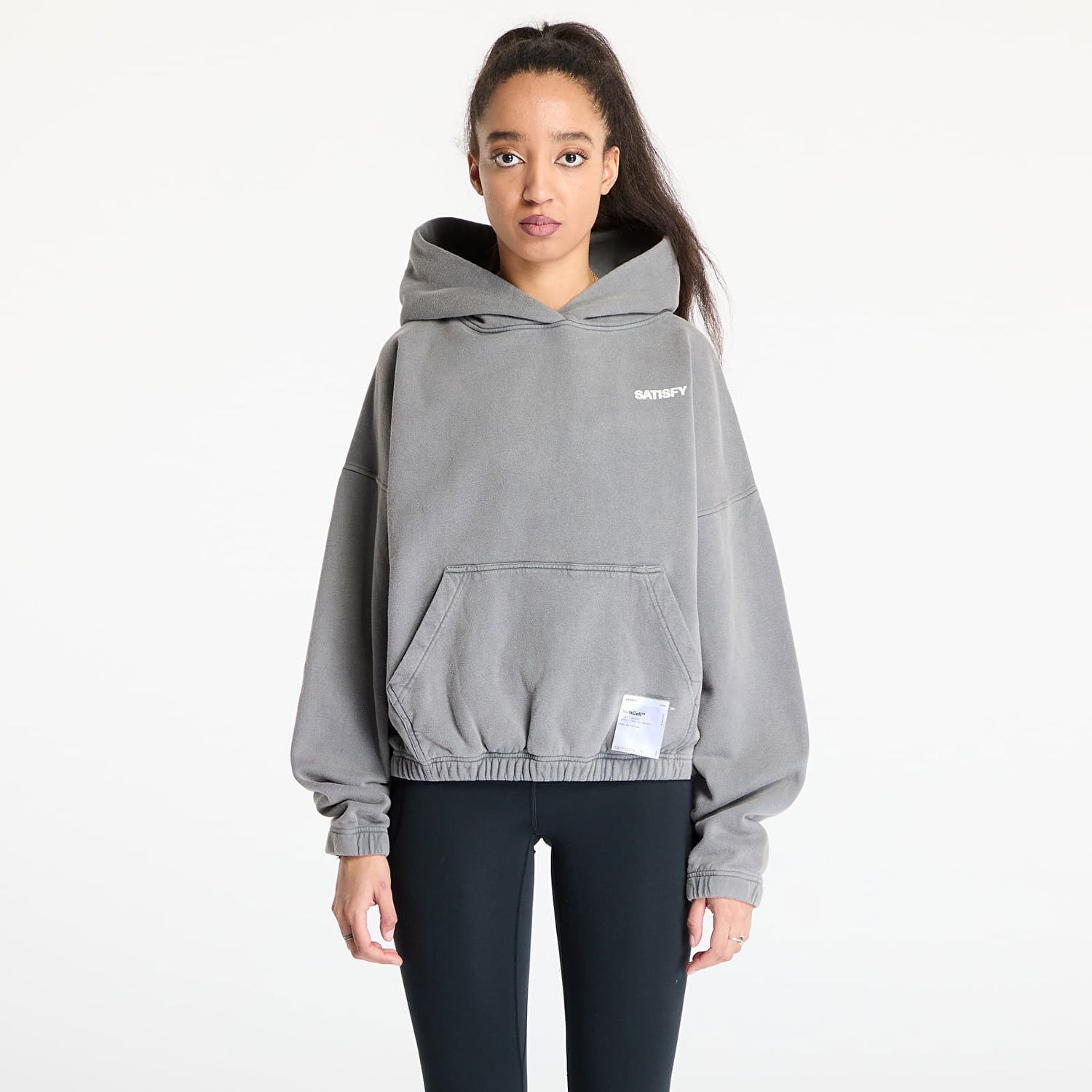 Суитчър Satisfy Satisfy SoftCell Hoodie Сиво | 11046-AG-SAB, 1