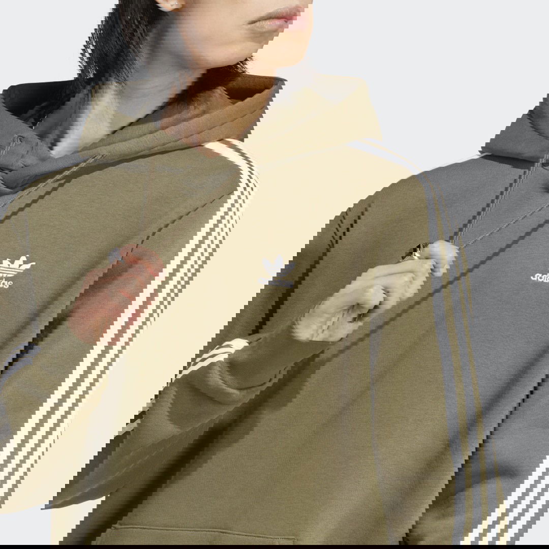 Суитчър adidas Originals Adicolor Classics 3-Stripes Hoodie Зелено | IB1415, 1